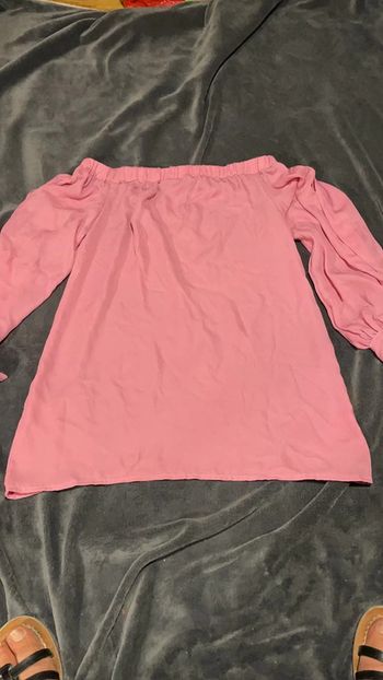 Haut fluide manches ouvertes taille S