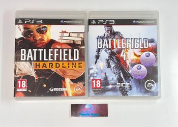 Lot 2 Jeux Guerre PS3 - Battlefield 4/Hardline VF Sony PAL