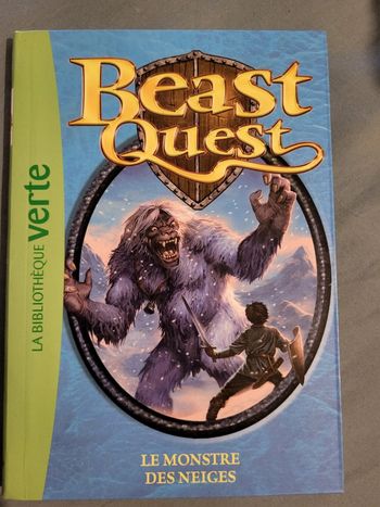 Beast Quest Tome 5 Le monstre des neiges 
bibliothèque verte