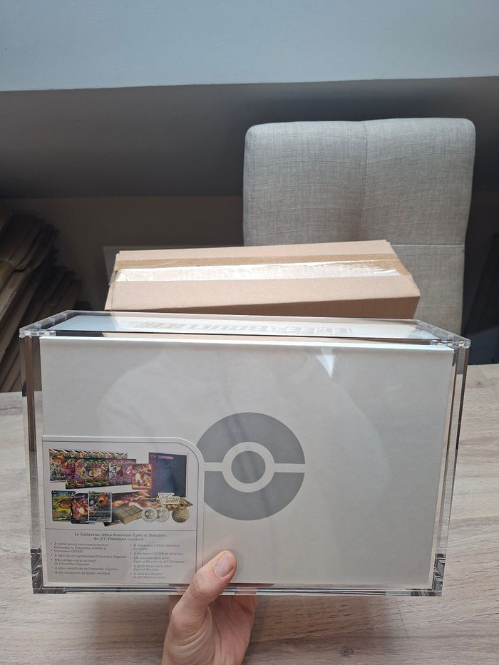 Protection acrylique ultra premium dracaufeu épée et bouclier aimants puissant épaisse - photo numéro 3