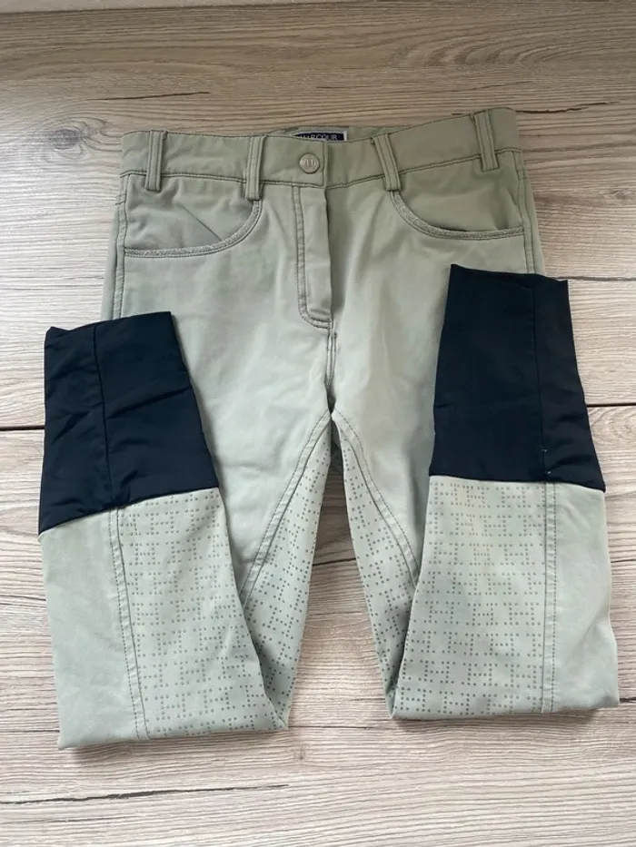 Pantalon d’équitation Harcour – Taille 32 – Vert Clair Full Grip - photo numéro 2