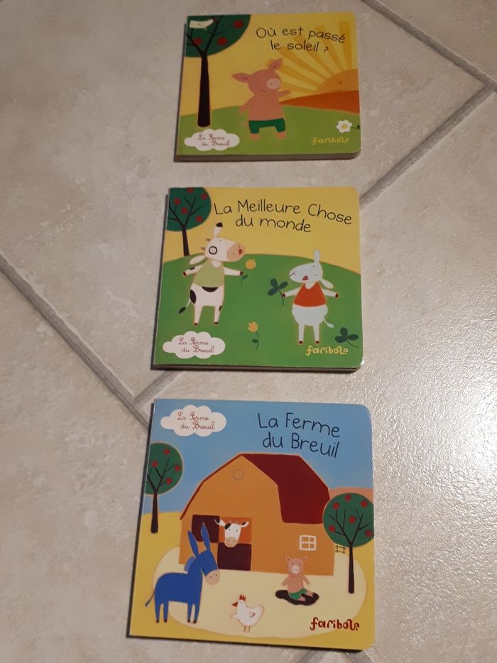 3 livres La ferme du Breuil