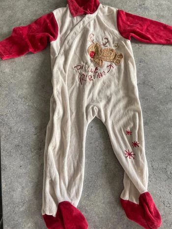 Pyjama grenouillère renne 18mois