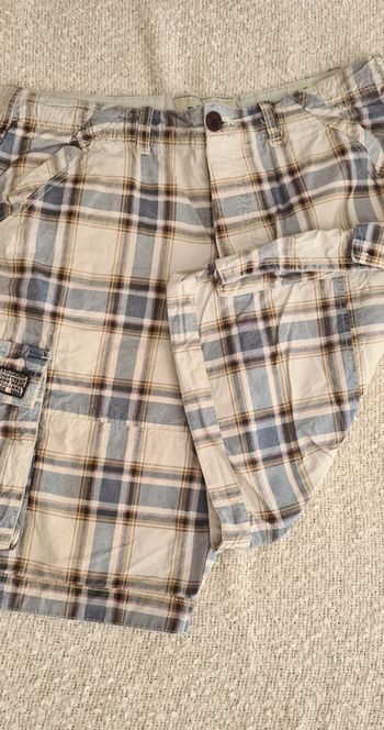 Short redskins à carreaux
