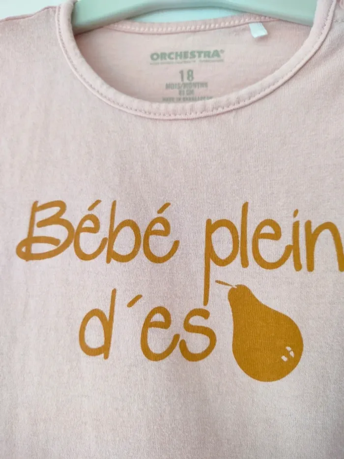 (e) T-shirt BB plein d'espoir 18mois - photo numéro 4