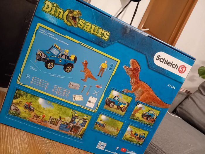 Coffret Schleich dinosaure voiture - photo numéro 2