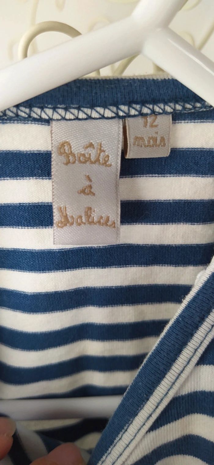 T-shirt rayé 12 mois - photo numéro 5