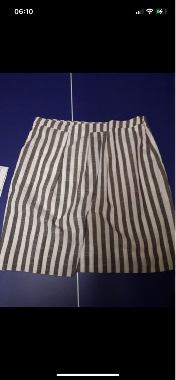 Jupe portefeuille rayée blancterre Sweewe Paris