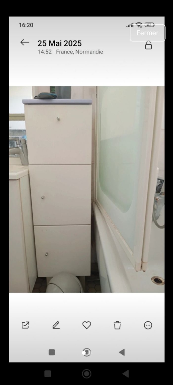 Colonne salle de bain