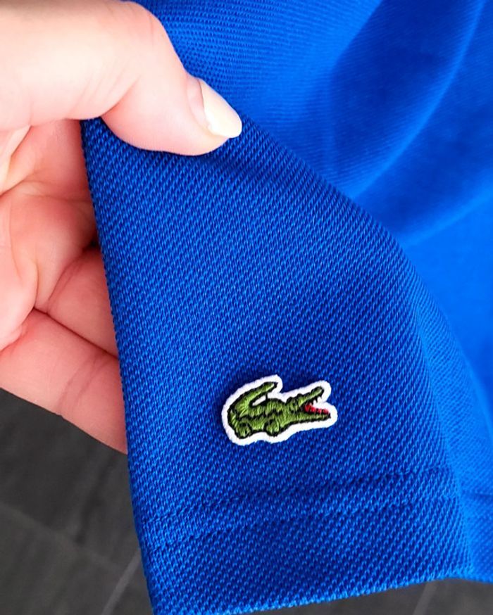 Robe Lacoste col Claudine bleu taille 10 ans - photo numéro 9