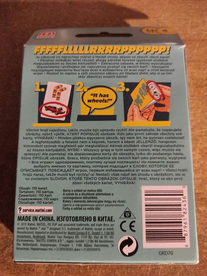 Mattel Pic Flip Jeu De Cartes Et De Société - photo numéro 2