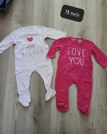 Pyjama fille 18 mois