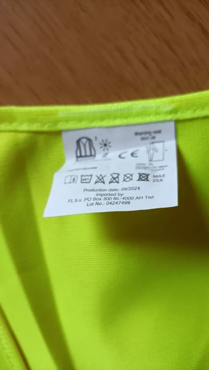 Gilet fluo - Taille xl - photo numéro 3