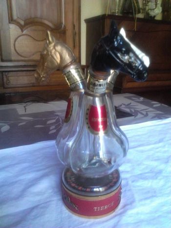 Bouteille garnier musicale '' le tiercé ''