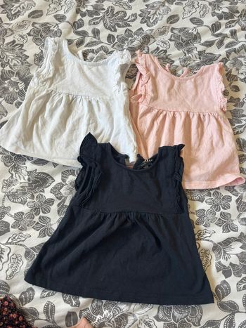 Lots tops bébé fille