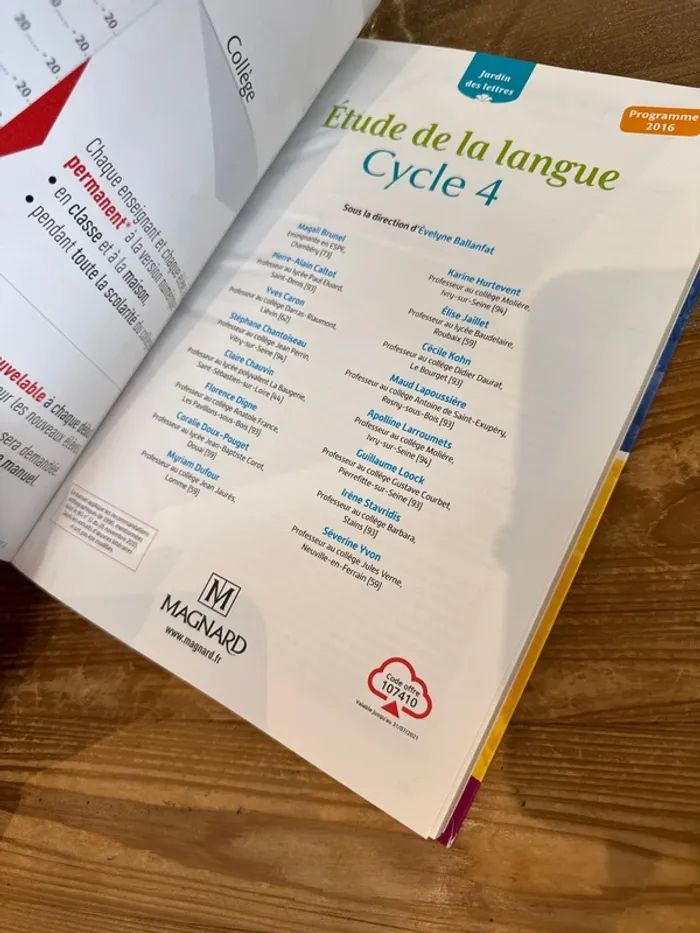 Livre étude de la langue 5e 4e 3e - photo numéro 5