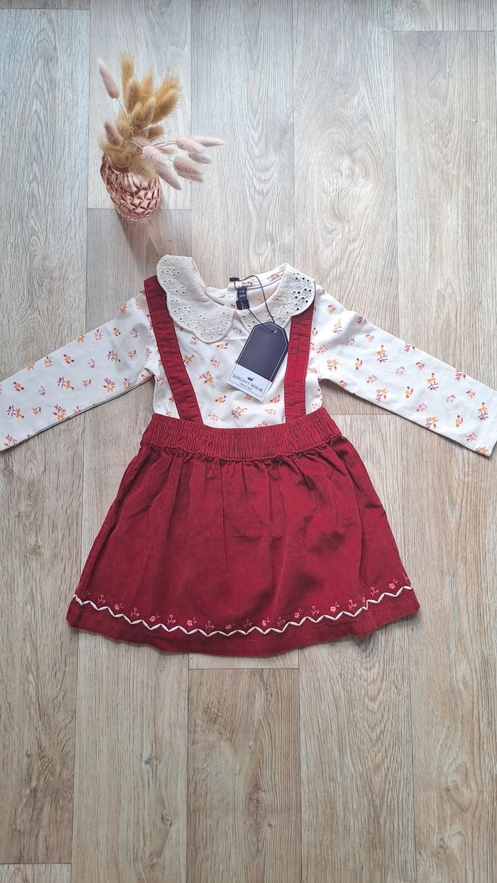 Ensemble fille jupe et body Sergent Major