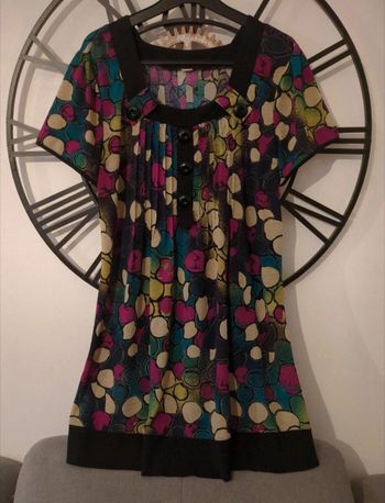 Tunique blouse femme coloré 💋carton rubics