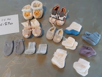 Lot chaussons/chaussures/bottons