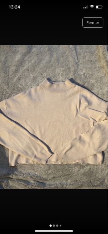 Pull beige Bershka