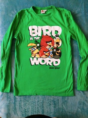 Haut garçon vert - Angry Birds- T : 14 ans