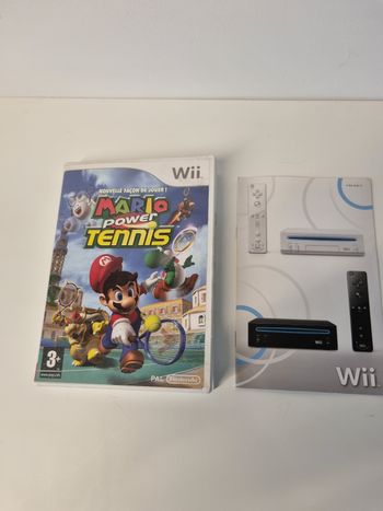 Boite Mario Power Tennis PAL FR. Jaquette réversible