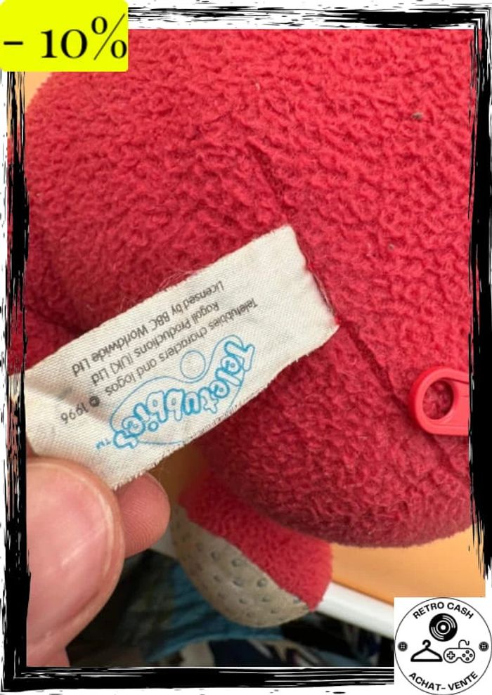 Lot De 4 Grandes Peluches Teletubbies Vintage 1996 modèles rare interactifs - photo numéro 4