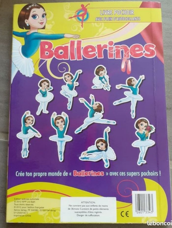 Livre pochoir danseuse etoile - photo numéro 6