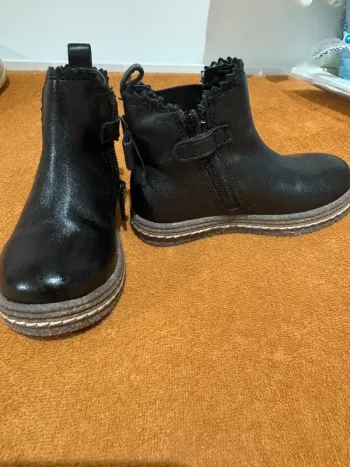 Bottines en cuir