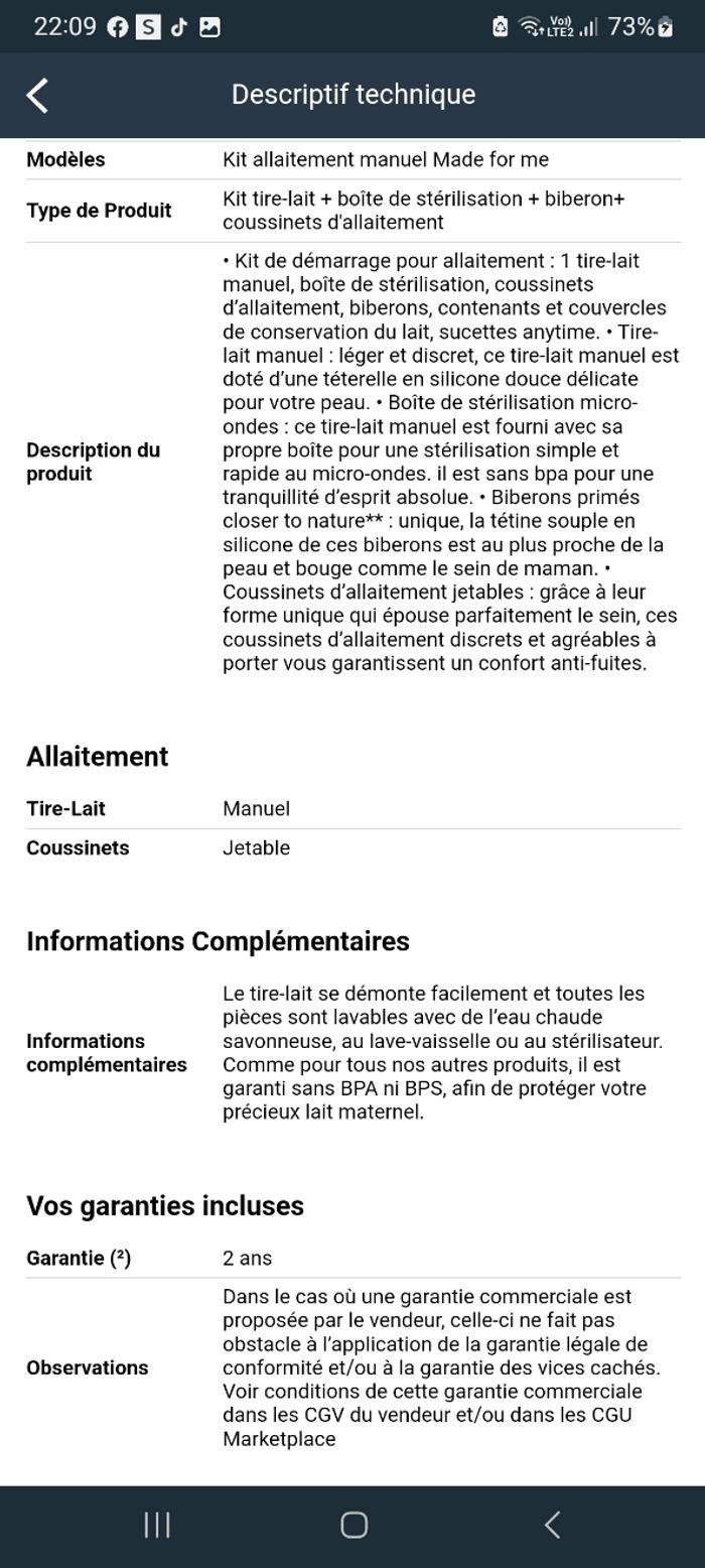 Tire lait manuelle - photo numéro 4