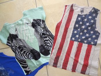 Lot de 4 t-shirts T 12ans