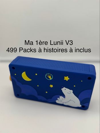 Lunii v3  avec 499  packs à histoires 