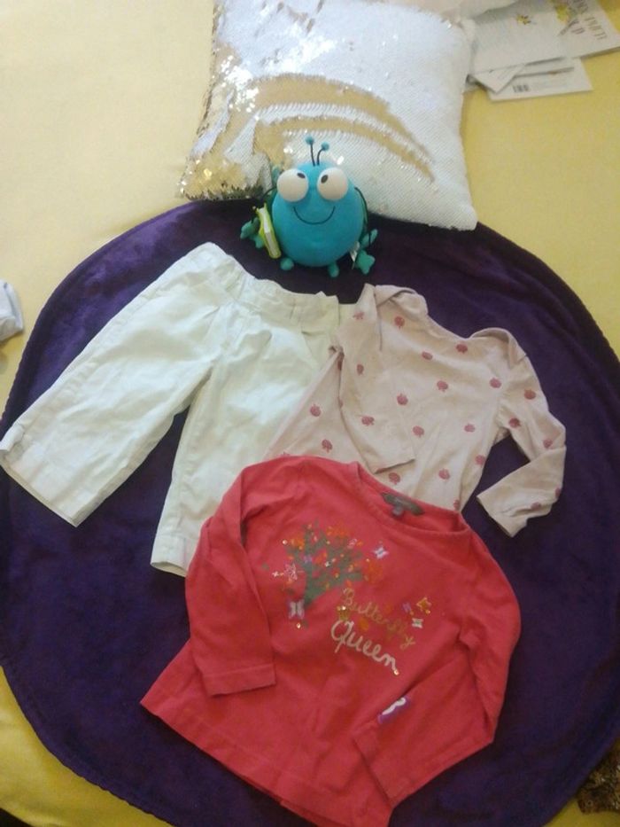 Ensemble 3 pièces 2 ans fille