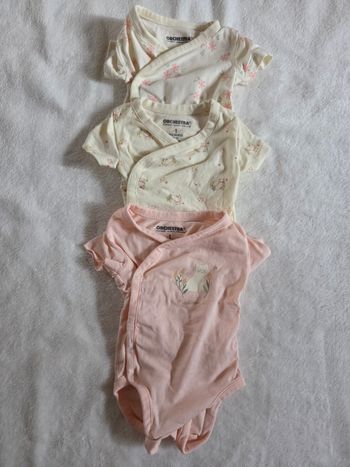 Lot bodies manches courtes 