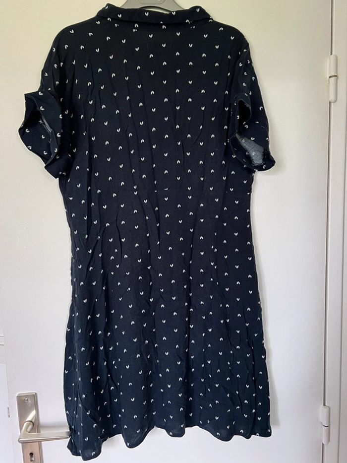 Robe bleue marine et blanche maternité Kiabi - photo numéro 2