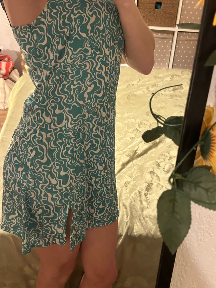 Petit robe à motifs vert et blanc 💚🤍 Heartbreak - photo numéro 2