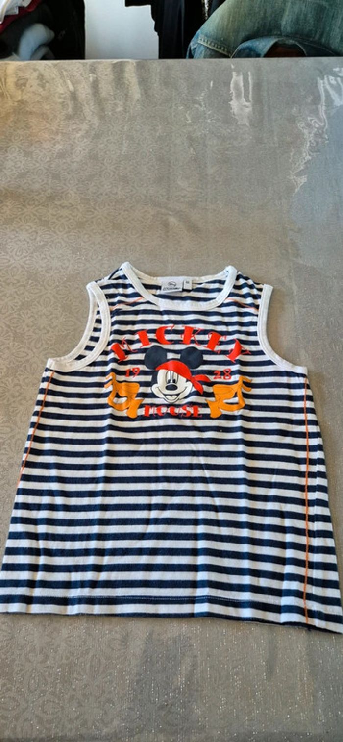 Débardeur mickey pirate disney 4 ans
