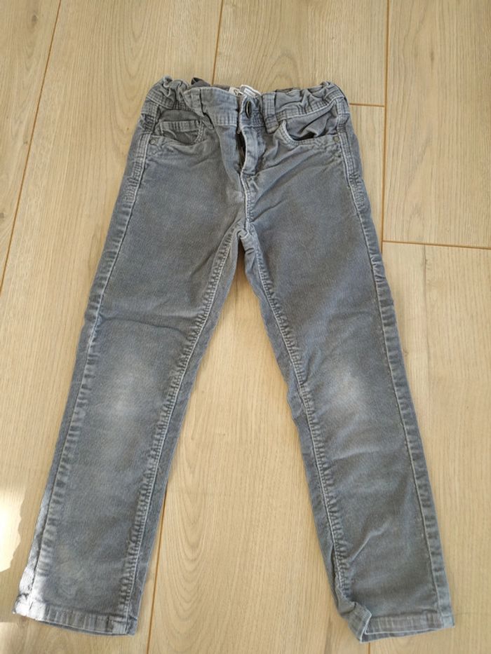 Pantalon velours slim 4 ans