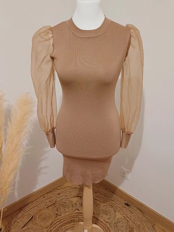 Robe moulante beige/camel J&H Fashion taille M 38