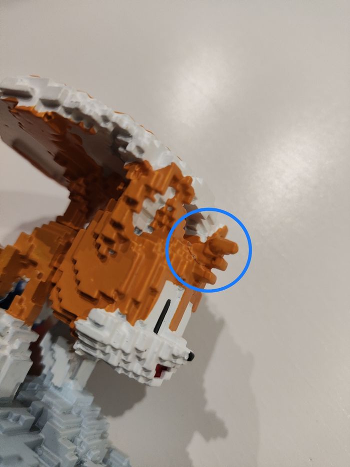 Figurine Pixel Tails AAF 0301 - Sonic The Hedgehog Sega Hero Collector - Satue - photo numéro 8