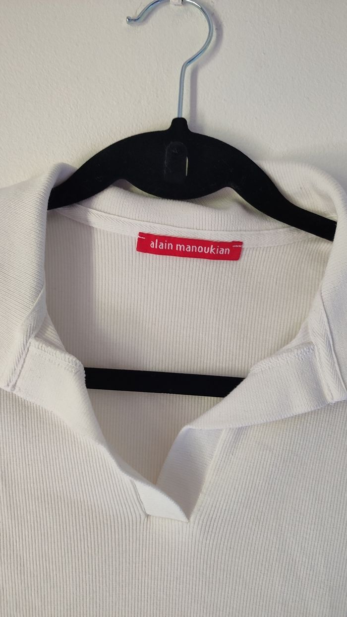 Débardeur blanc XS Manoukian - photo numéro 4