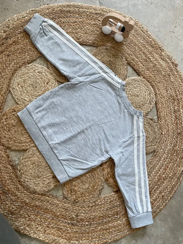 Pull manches longues style sweat 24 mois - photo numéro 3