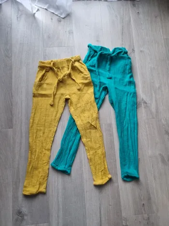 Lot 2 pantalons légers