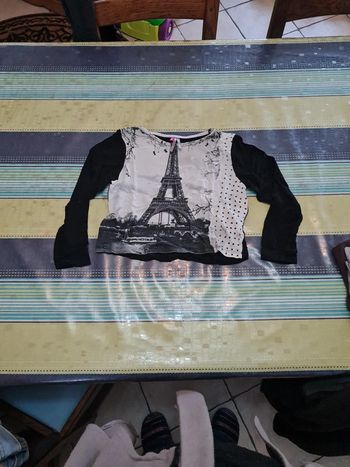 Tee-shirt Paris Tour Eifel ML 6 ans