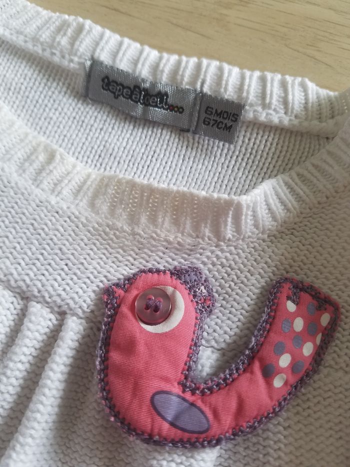 Pull fille 6 mois - photo numéro 2