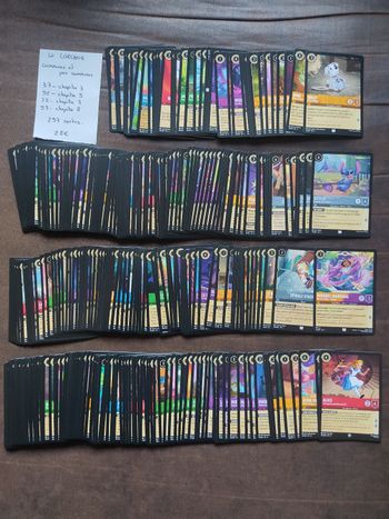 Gros lot de cartes Disney lorcana
