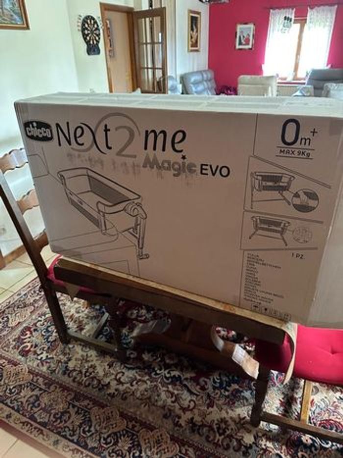 Cododo Chicco next to me magic evo avec matelas et deux draps - photo numéro 3