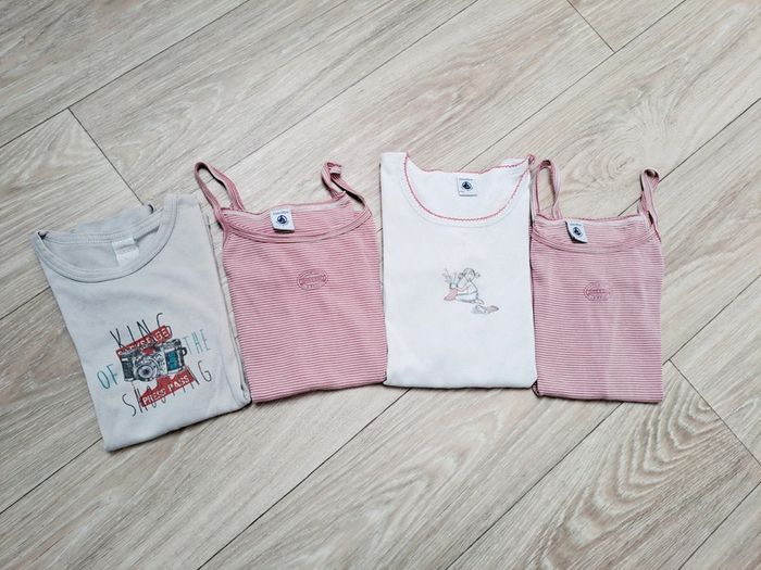 Lot maillots de corps Petit bateau