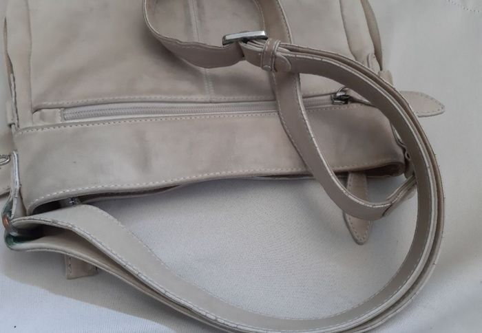 Sac à main en cuir crème - Arthur & Aston - photo numéro 9