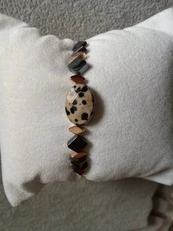 Bracelet jaspe hématite